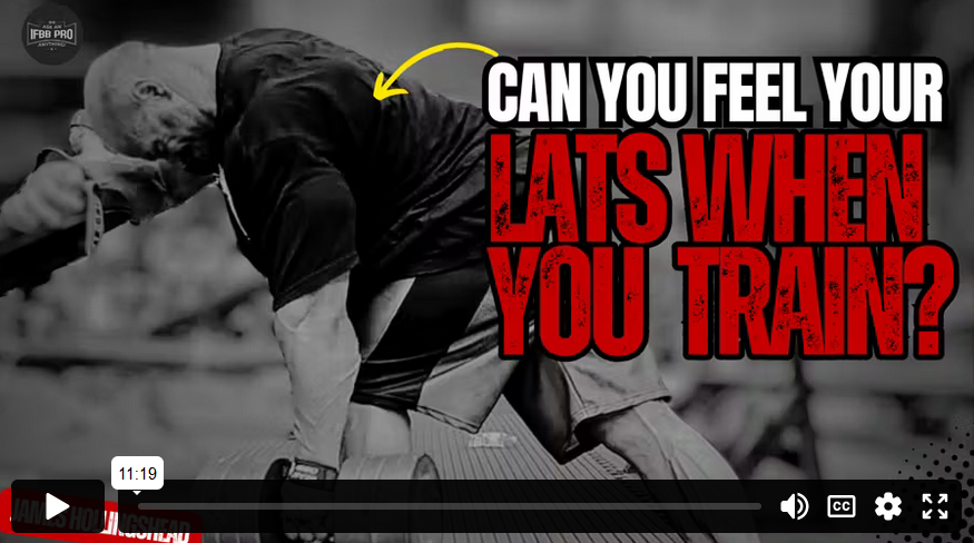 lats when you train